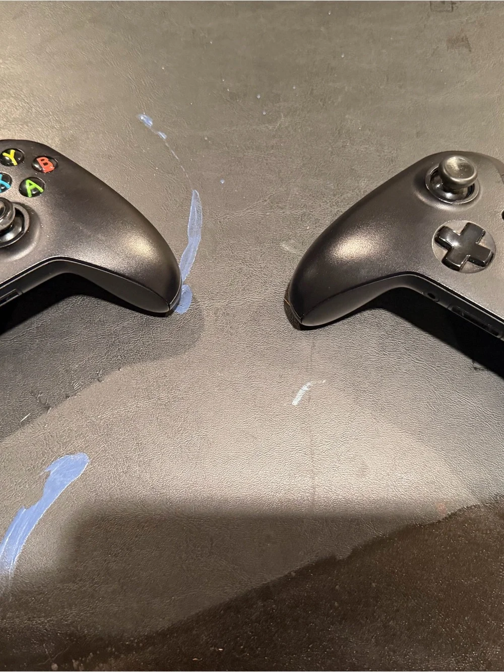 Xbox One Console with Two Black Wireless Controllers -
